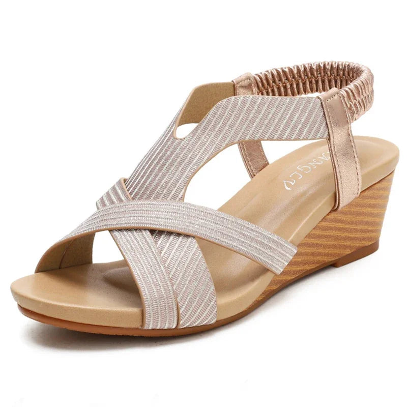 Naomi - Sandali con tacco a zeppa eleganti