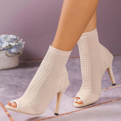 Melody - Stivaletti con fibbia di diamante