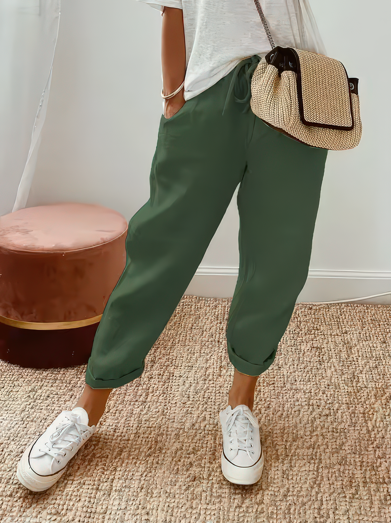ALICE™ | Pantaloni leggeri in cotone e lino