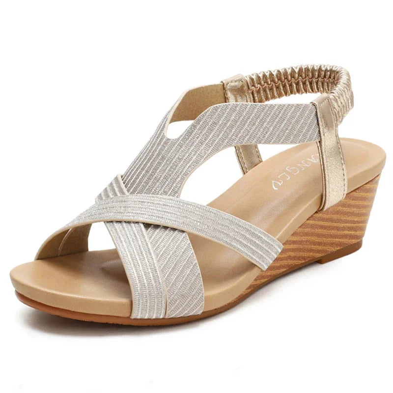 Naomi - Sandali con tacco a zeppa eleganti