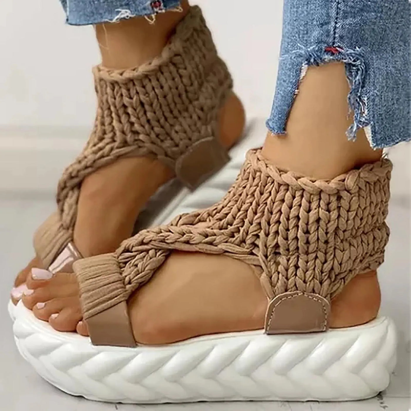 Jordyn - Sandali con plateau e arco