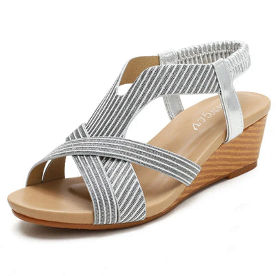 Naomi - Sandali con tacco a zeppa eleganti