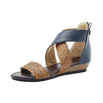 Zoey - Sandali in pelle intrecciata