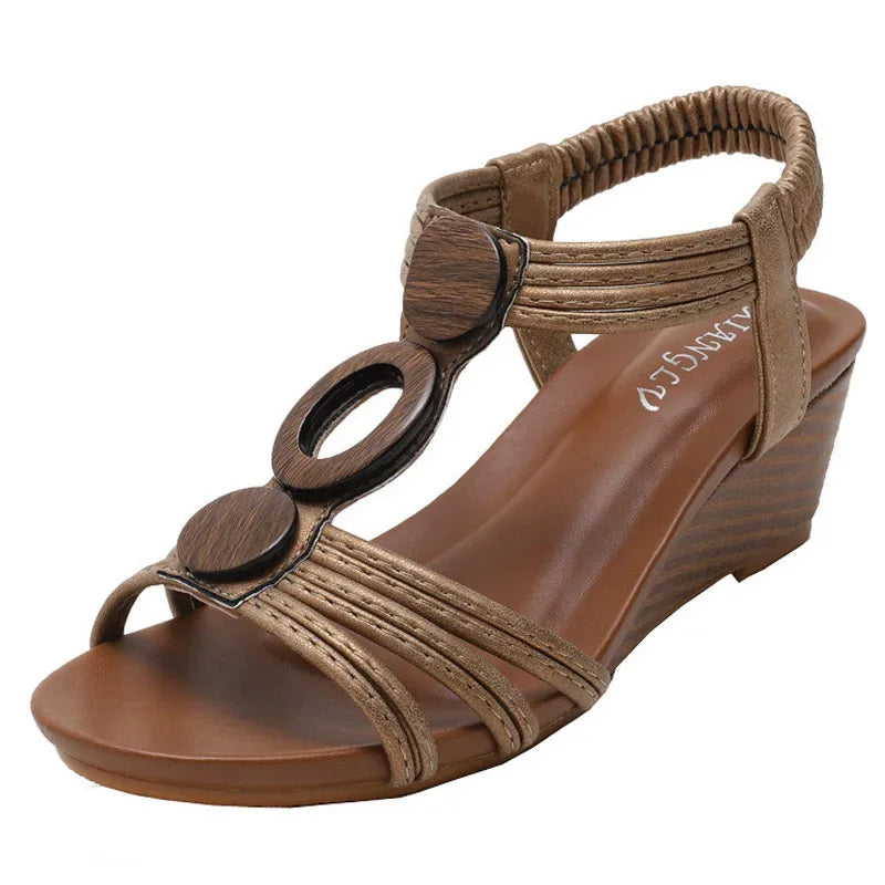 Sydney - Sandali Gladiatore Bohemien con Piattaforma