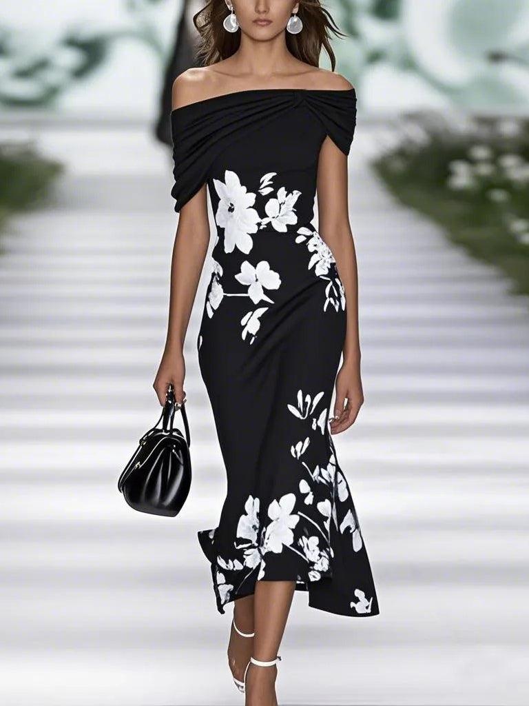 Abiti Eleganti con Motivo Floreale Primavera Estate