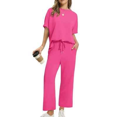 Anna - Set da donna in top e pantaloni