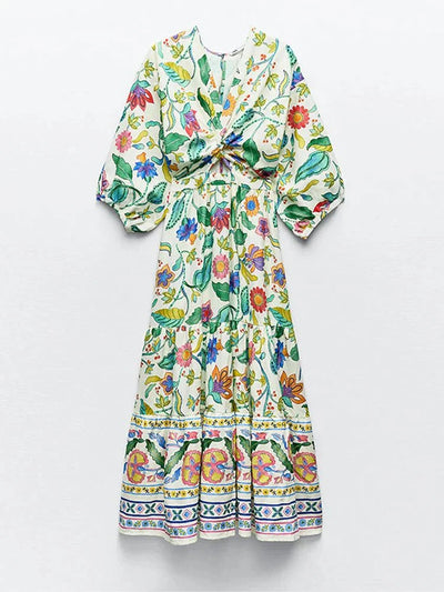 Bea - Abito Maxy Estivo a Fiori