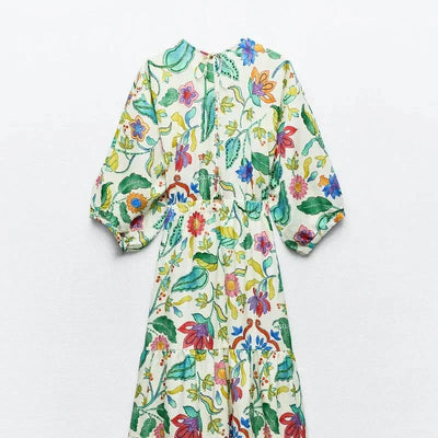 Bea - Abito Maxy Estivo a Fiori