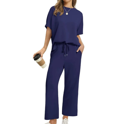 Anna - Set da donna in top e pantaloni