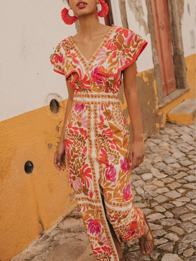 Olivia - Abito Maxi Colorato