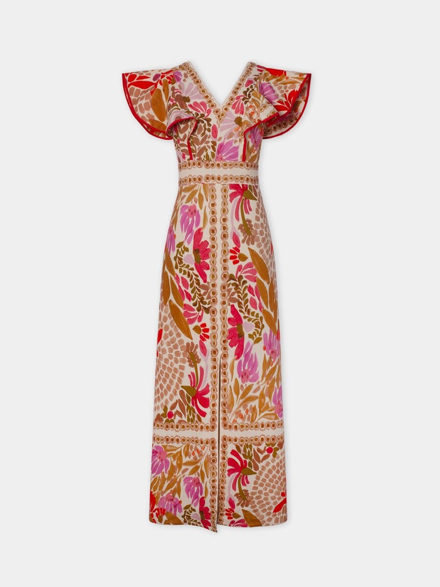 Olivia - Abito Maxi Colorato